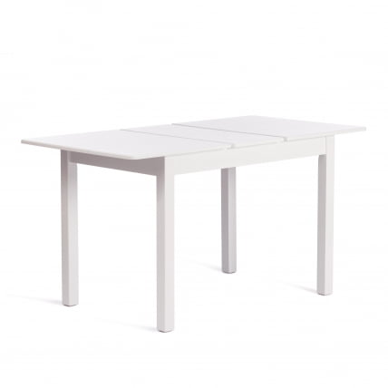 Стол MOSS раздвижной бук, мдф, 110+30 x 68 x 75 см, white (белый)_4