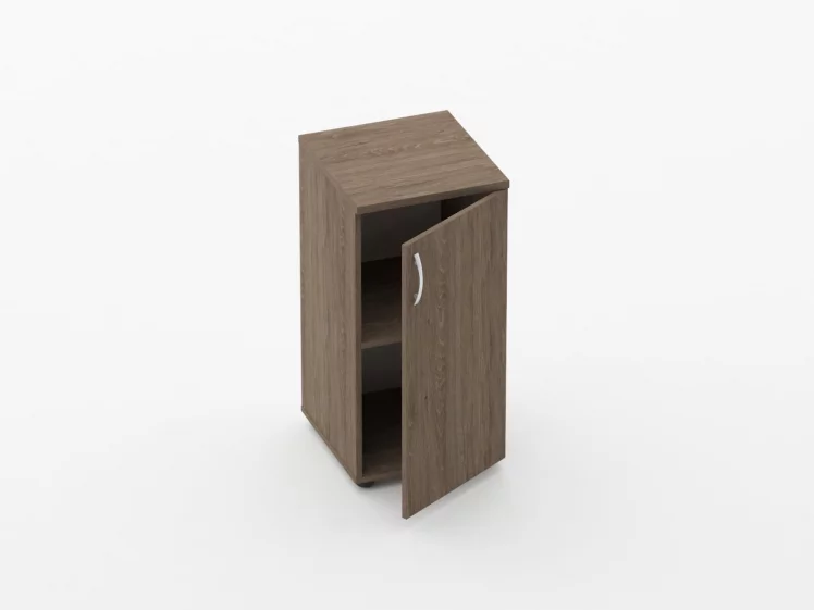 Шкаф низкий закрытый Glassy 6.08.13Пр Дуб Верцаска_1