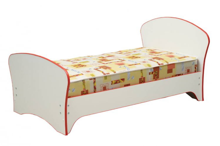 Кровать детская Юниор-10 800*1600 Белый_0