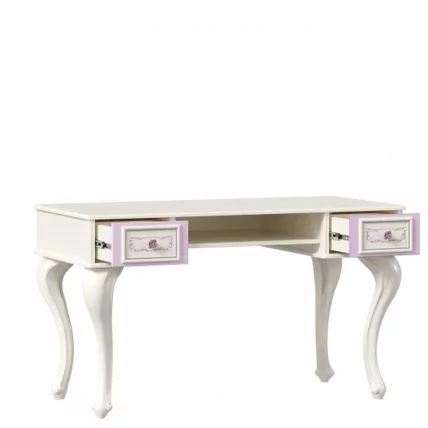 Стол письменный с зеркалом Маркиза 05 Алебастр_5