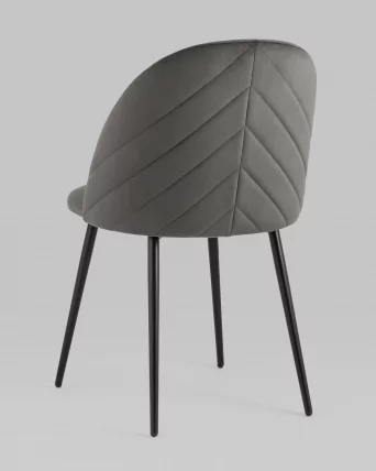 Стул Фолио велюр Темно-серый_5
