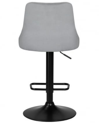 Стул барный DOBRIN JOSEPH BLACK (серый велюр (MJ9-75)) 2 шт_4