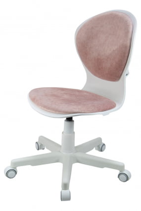 Кресло 1139 FW PL White велюр Bliss 08 розовый_7