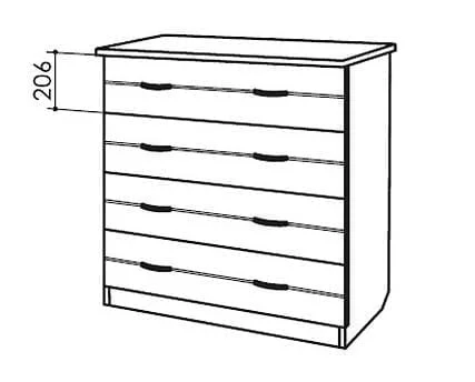 Комод Классик Итальянский орех_1