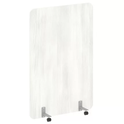 Перегородка на металлических опорах, на роликах R-line DP.R-120-180 Снежная Патина_0