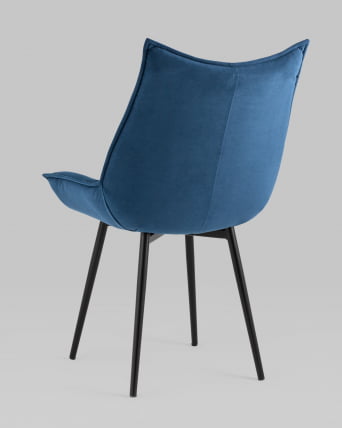 Стул обеденный Осло велюр Синий_5