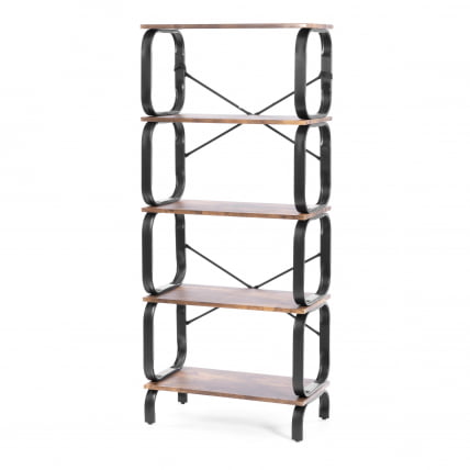 Стеллаж WS-04 60x30x140 см, burnt_2