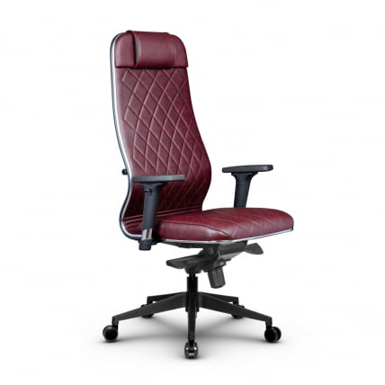 Кресло руководителя Metta L 1m 40M/2D Комплект 4 Темно-бордовое_0