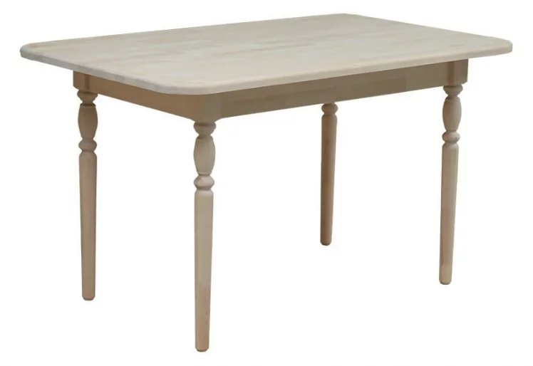 Стол обеденный с резными ногами (Дуб беленый)_0