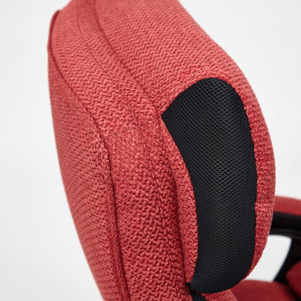 Кресло DUKE ткань, красный/черный, MJ190-11/TW-11_16