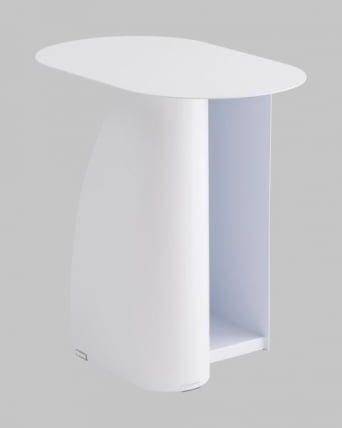 Журнальный столик Yvaine металл белый_7