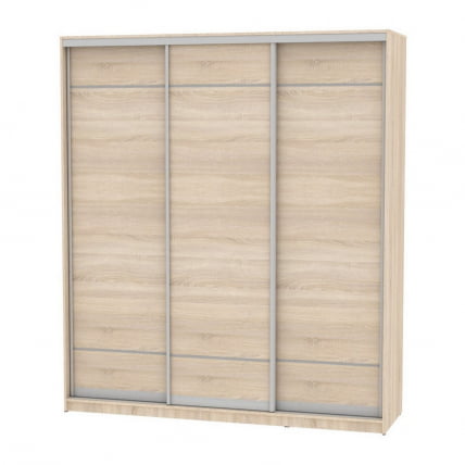 Шкаф-купе B-220х200х60-1(ДСС-D7D7D7)_0