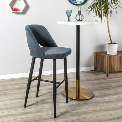 Кресло Бар. Lars Б темно-серый/черный_7