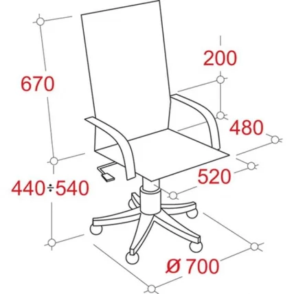 Кресло EChair-625 TJP 334351 Черное_2