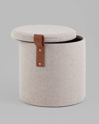 Пуф с ящиком Эркки XS серый_3