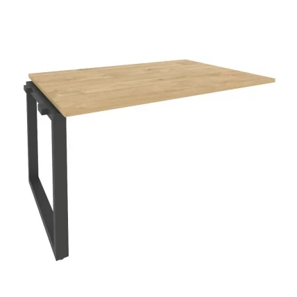 Проходной наборный элемент переговорного стола ONIX O.MO-NPRG-3 Тиквуд Светлый/Антрацит_0