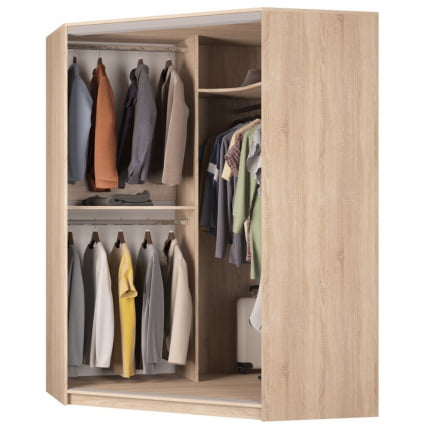 Шкаф-купе YA-198х1400-718-5(Белый-D3D3)_1