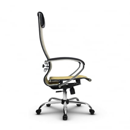 Кресло офисное МЕТТА B 1m 4/K131, Основание 17833 Комплект 2 Золотой ротанг Черное_1