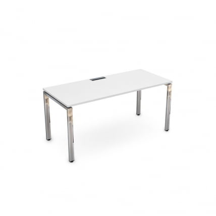 Стол рабочий, прямолинейный GLOSS LINE НСР-П.008.1 Белый Премиум_0