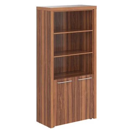 Шкаф с 1 комплектом глухих малых дверей и топом ZENN ZHC 85.5 Орех Даллас_0