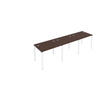 Рабочая станция на 3 раб.места Metal System Б.СМ-3.1 Венге/Белый_0