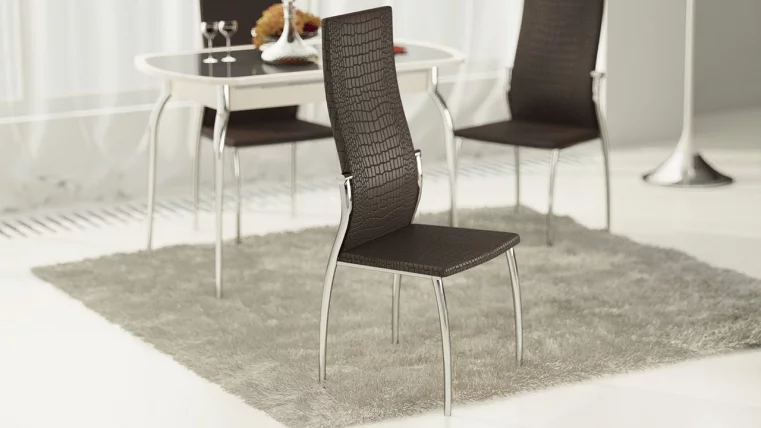 Стул Комфорт Коричневый Аллигатор к/з 218 (коричневый)_1