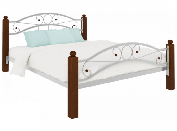 Кровать Надежда Lux plus 1200х1900 Белая_0