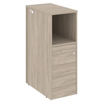 Тумба 5 ящиков TIP-ON завершающая, правая ONIX O.R-TV-5TIP(R) Дуб Аттик_0