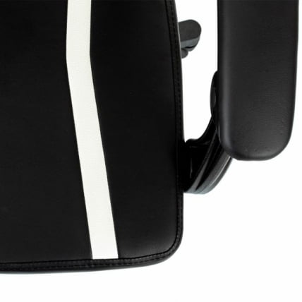 Кресло компьютерное BRABIX Shooter GM-123, 2 подушки, экокожа, черное/белое_9