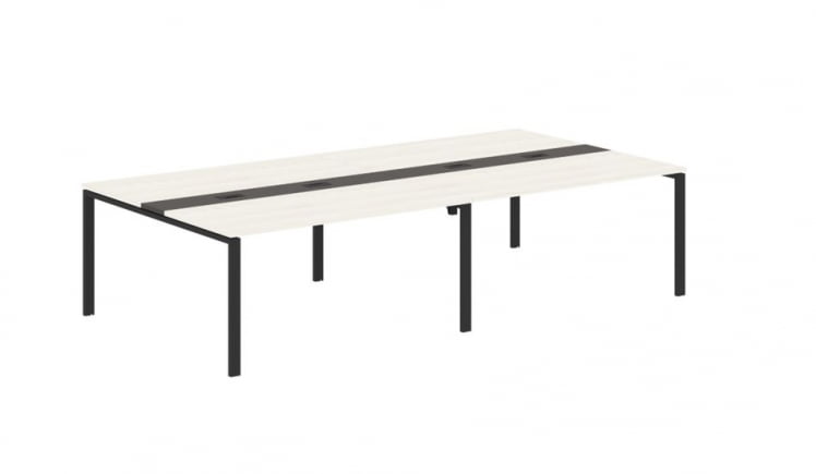 Переговорный стол EDIS EUCT 3116 Ясень Траун Мокко Черный_0