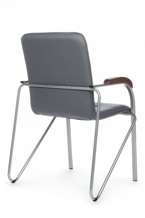 Стул Самба с деревянными подлокотниками SMB-02 Серый_2