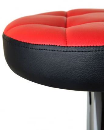 Табурет барный DOBRIN BRUNO (красно-черный) 2 шт_3