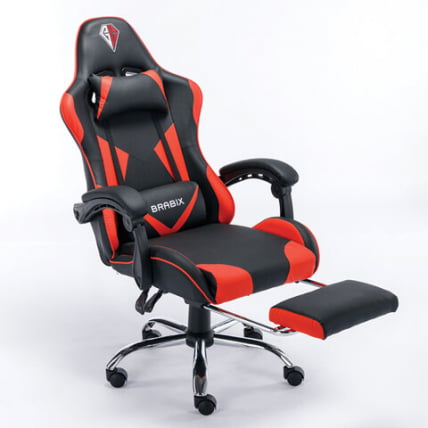 Кресло компьютерное BRABIX Dexter GM-135 подножка Красное_7