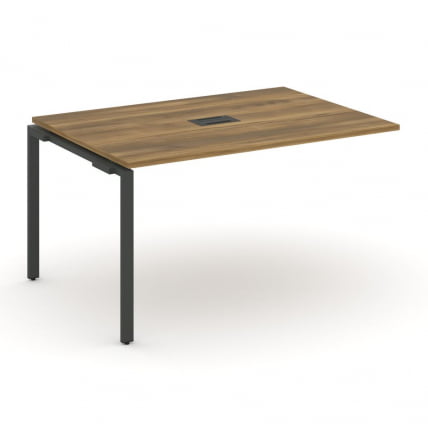 Проходной наборный элемент переговорного стола CONCEPT CN.NPRG-014 Сандал Янтарный Антрацит_0