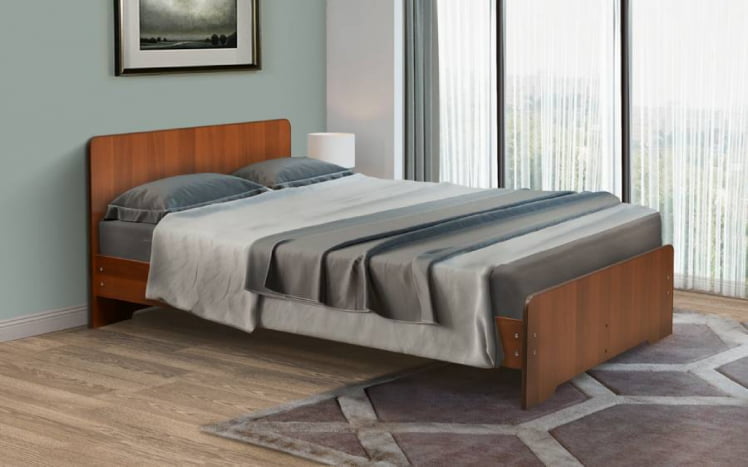 Кровать на уголках №5 1600*1900 Бук_0