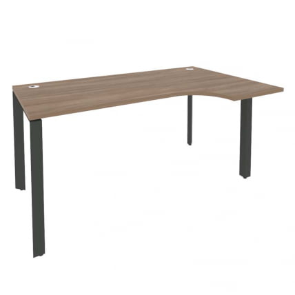 Стол эргономичный правый на П-образном м/к ONIX O.MP-SA-1R Дуб Аризона/Антрацит_0