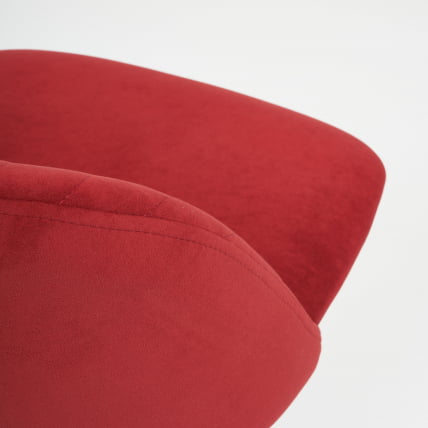 Кресло MELODY флок , бордовый, 10_6
