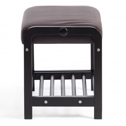 Обувница AX-1021 экокожа темно-коричневая_1