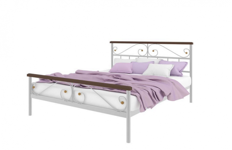 Кровать Эсмеральда plus 1200х1900 Белая_0