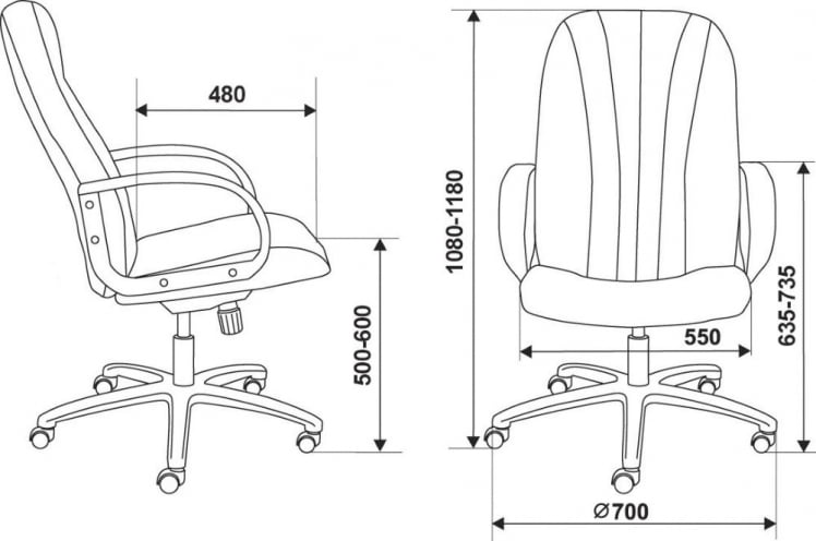 Кресло руководителя Бюрократ T-898AXSN/3С11BL_4
