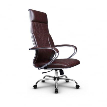 Кресло руководителя Metta L 1c 44B/K Комплект 5 Бордовое_1