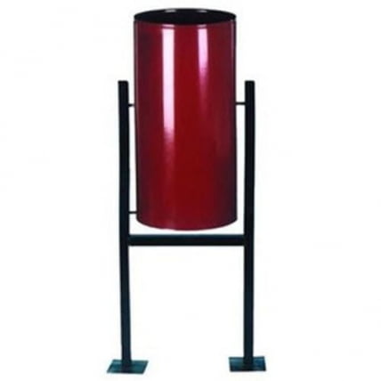 Уличная урна УК-2 (бордо)_0