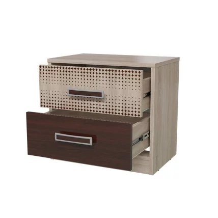 Тумба прикроватная Румба 4-0924 Дуб Сонома Венге_1