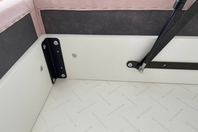 Кровать 0.9 Бест (Софа) КМ.S-15 нежно-розовый (велюр)_4