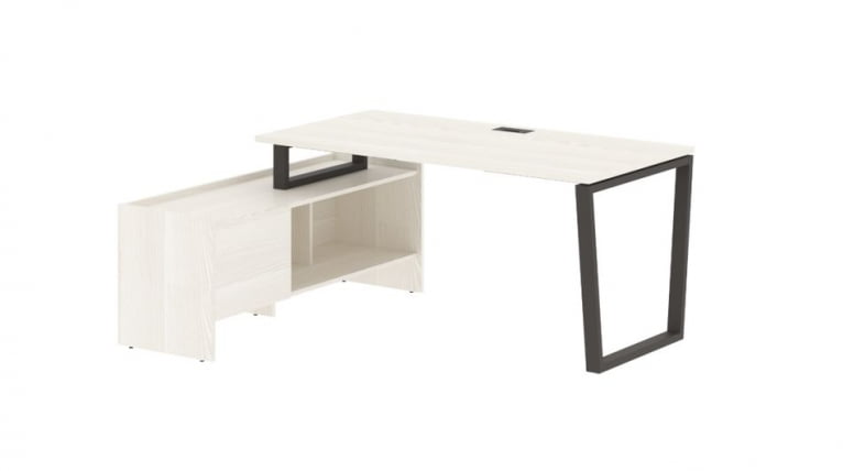 Стол с тумбой EDIS EVCT 17814 Ясень Траун Мокко_0