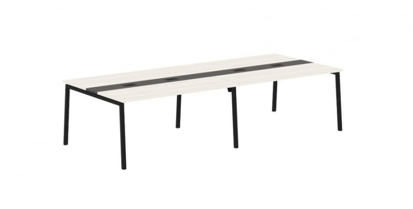 Переговорный стол EDIS ELCT 3114 Ясень Траун Мокко Черный_0