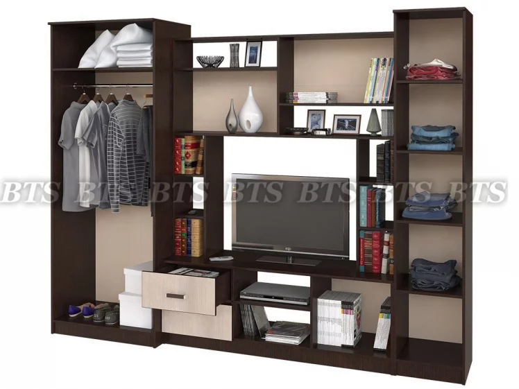 Гостиная Флора (BTS) Венге/лоредо_1