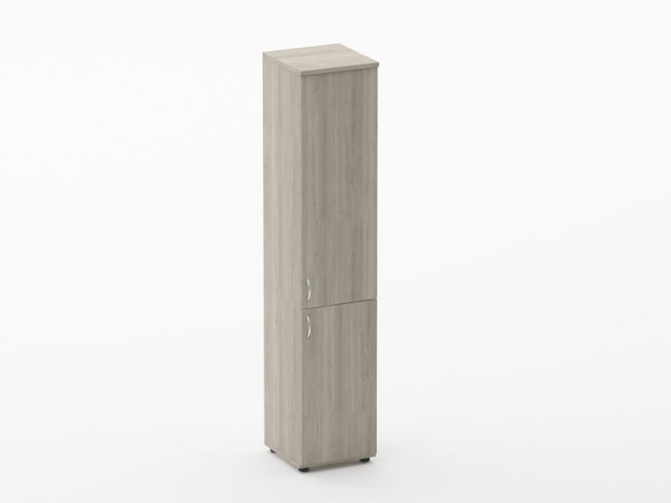 Шкаф высокий закрытый Twin 16.16.10Пр Дуб Сантана светлый_0