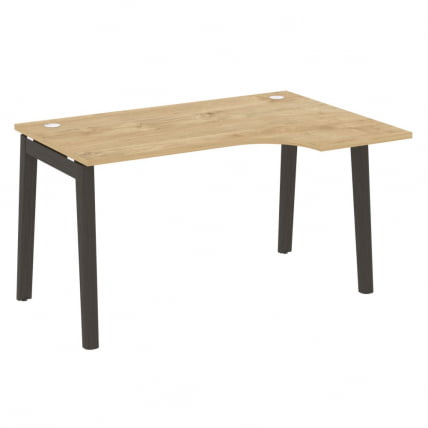 Стол эргономичный правый ONIX WOOD OW.SA-2(R) Тиквуд Светлый/Темный_0