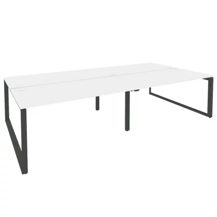 Рабочая станция на О-образном м/к ONIX O.MO-D.RS-4.4.8 Белый Бриллиант/Антрацит_0